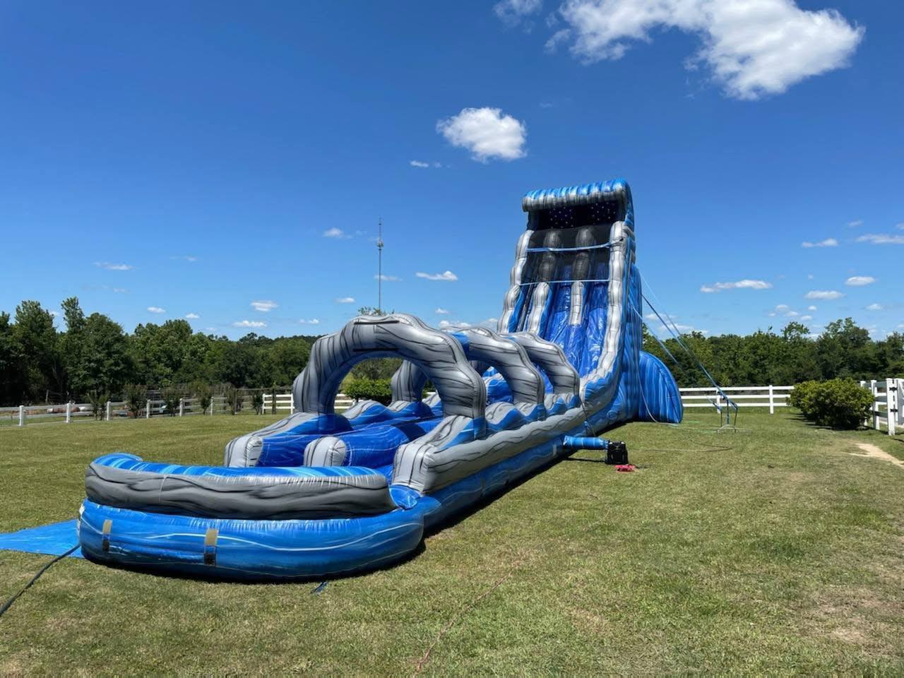 Midnight Rapids Dual-Lane Water Slide