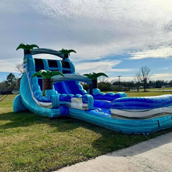 Blue Lagoon Dual-Lane Water Slide