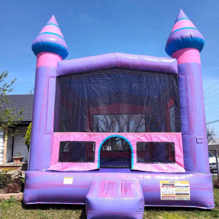 Pink & Purple Princess Bounce House