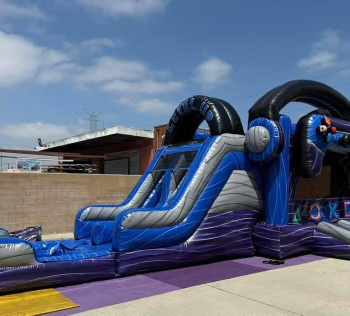 Blue Gamer Water Slide Combo